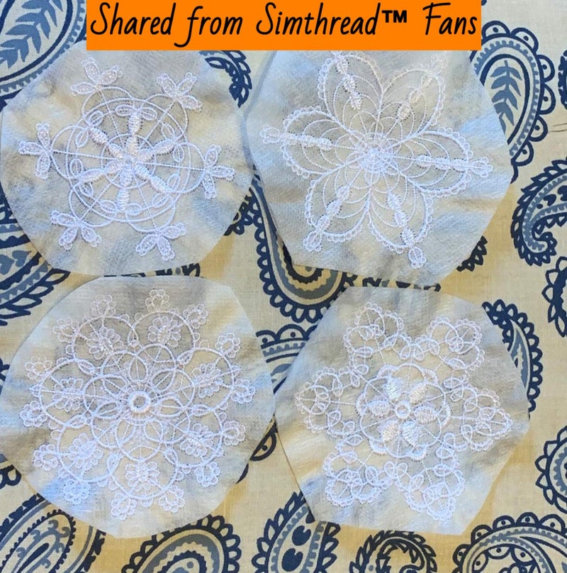 Simthread - 33 Selections - Various Assorted Color Packs of Polyester Embroidery Machine Thread Huge Spool 5500Y for All Purpose Sewing Embroidery Machines - #001 White - Image 3